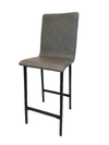Chaise haute cuisine grise ANNA