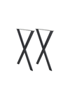 Pied design X Table Haute - H108