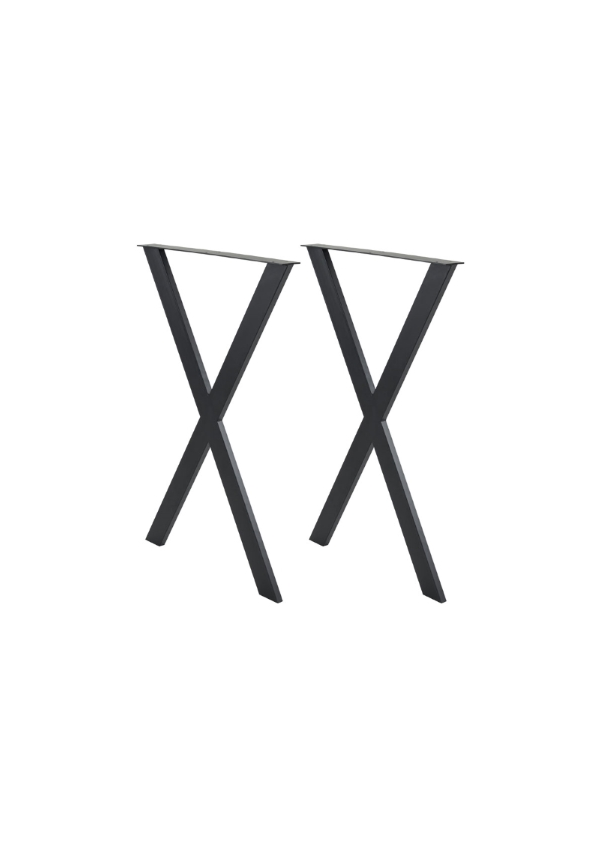 Pied design X Table Haute - H108