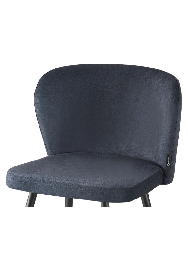 Chaise haute cuisine noire ROMY