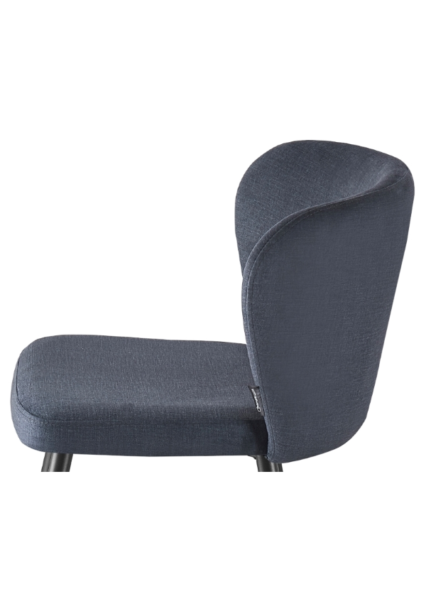 Chaise haute cuisine noire ROMY