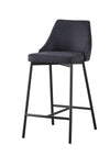 Chaise haute cuisine noire SINATRA