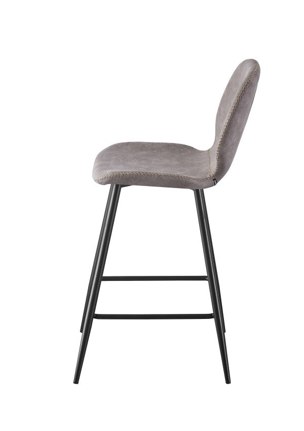 Chaise haute cuisine grise BARDOT