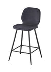 Chaise haute cuisine noire BARDOT
