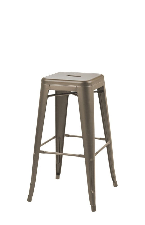 Tabouret Tixia - Argent vieilli